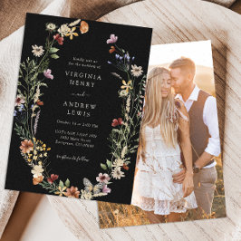 Einladung von Black Boho zur Hochzeit