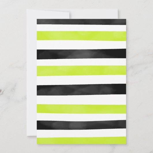 Einladung von Black Editable Bowling (Rückseite)