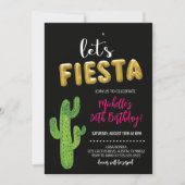 Einladung von Black & Gold Fiesta (Vorderseite)