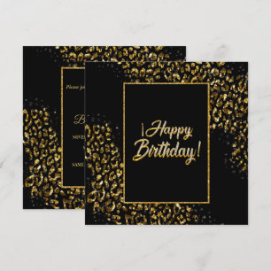Einladung von Black Gold & Jewel Leopard