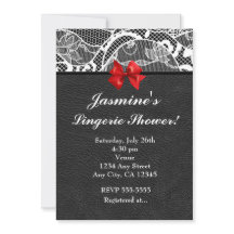 Einladung von Black Leather & White Lace Lingerie