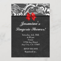 Einladung von Black Leather & White Lace Lingerie