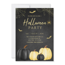 Einladung von Black Pumpkin Adult Halloween-Party