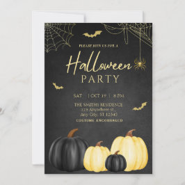 Einladung von Black Pumpkin Adult Halloween-Party