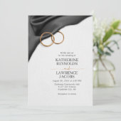 Einladung von Black Satin (Stehend Vorderseite)