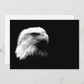 Einladung von Black & White Bald (Vorne/Hinten)