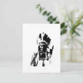 Einladung von Black & White Geronimo (Stehend Vorderseite)