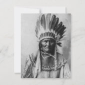 Einladung von Black & White Geronimo (Vorderseite)