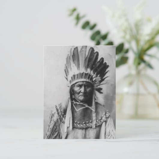 Einladung von Black & White Geronimo (Stehend Vorderseite)