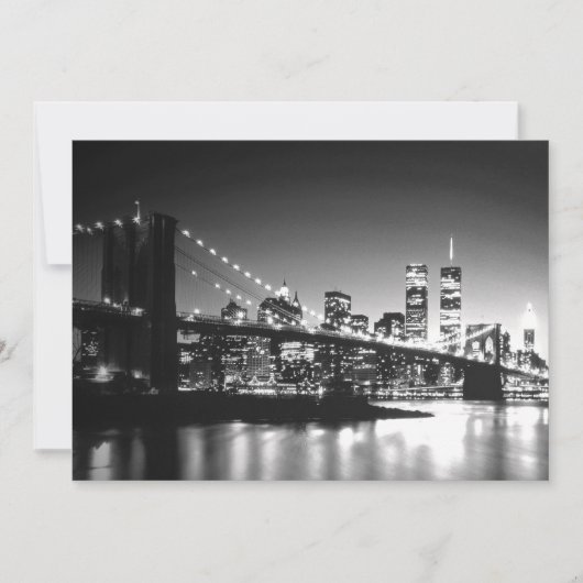 Einladung von Black & White New York City (Vorderseite)