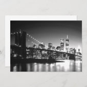 Einladung von Black & White New York City (Vorne/Hinten)