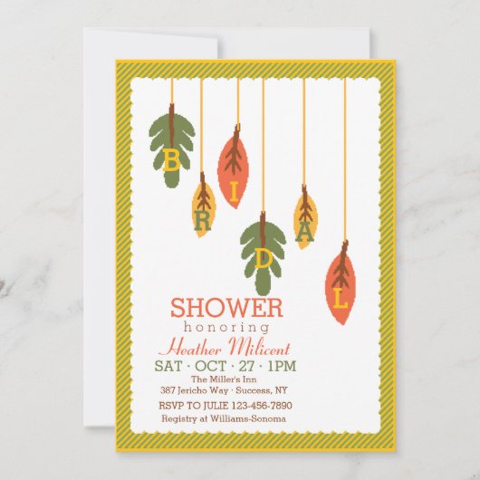 Einladung von Blätter (Vorderseite)