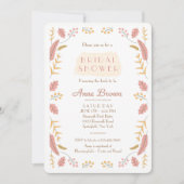 Einladung von Blätter und Berries (Vorderseite)