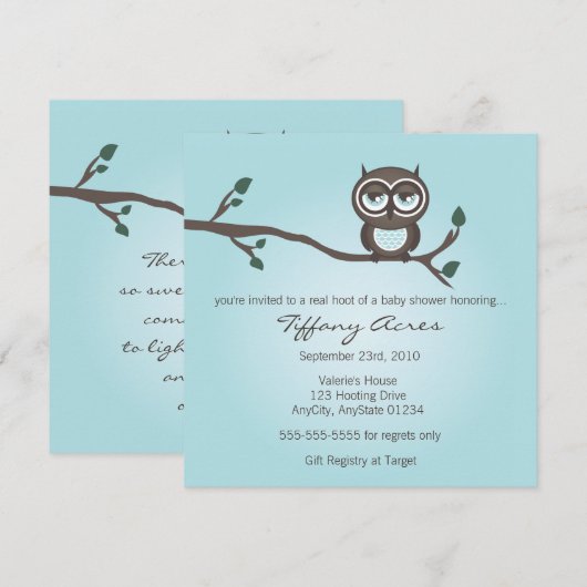 Einladung von Blauäulern (Vorne/Hinten)