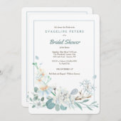 Einladung von Blauer Flora (Vorne/Hinten)