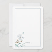 Einladung von Blauer Flora (Rückseite)