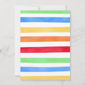 Einladung von Block Birthday (Rückseite)