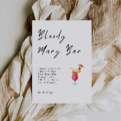 Einladung von Bloody Mary Bar Bridal