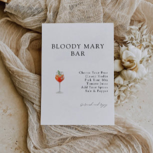 Einladung von Bloody Mary Bar Bridal