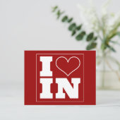 Einladung von Bloomington (IN) Postkarte (Stehend Vorderseite)