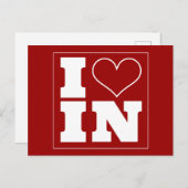 Einladung von Bloomington (IN) Postkarte (Vorne/Hinten)