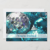 Einladung von Blue Baubles "You re Invited" (Vorderseite)