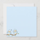 Einladung von Blue Bird zum Geburtstag (Rückseite)