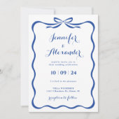 Einladung von Blue Bow (Vorderseite)