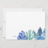 Einladung von Blue Coral (Rückseite)