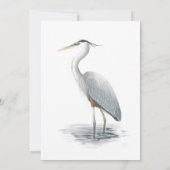 Einladung von Blue Heron (Rückseite)