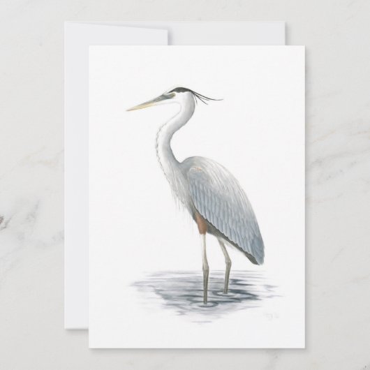 Einladung von Blue Heron (Rückseite)