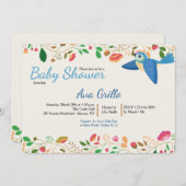 Einladung von Blue Jay Bird (Vorne/Hinten)