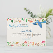 Einladung von Blue Jay Bird (Stehend Vorderseite)