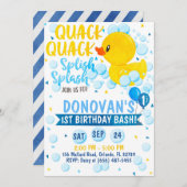 Einladung von Blue Rubber Duckie (Vorne/Hinten)