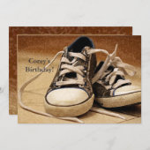 Einladung von Blue Sneakers (Vorne/Hinten)