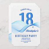 Einladung von Blue Waves (Vorne/Hinten)