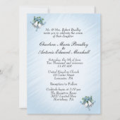 Einladung von Blue Wedding Bells (Vorderseite)
