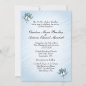 Einladung von Blue Wedding Bells (Vorderseite)