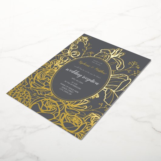 Einladung von Blumenblättern (Gedreht)