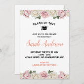 Einladung von Blumenblättern im Jahr 2021 (Vorne/Hinten)