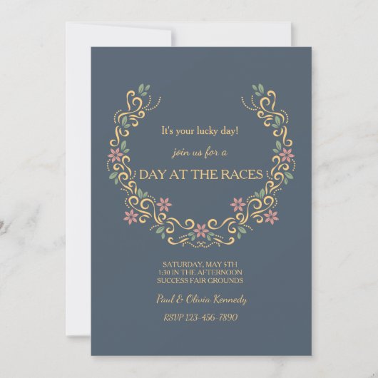 Einladung von Blumenhorse (Vorderseite)