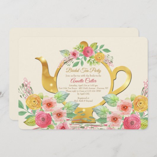 Einladung von Blumenkohl (Vorne/Hinten)