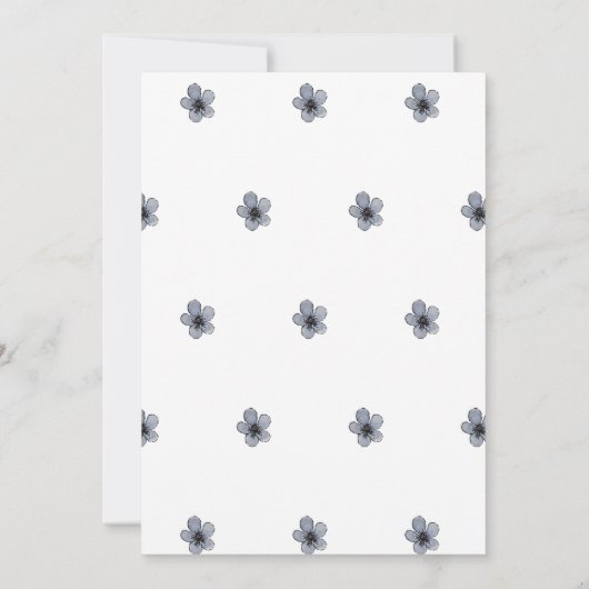 Einladung von Blumenkohl-Wappen (Rückseite)