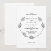 Einladung von Blumenkranken 01 (Vorne/Hinten)