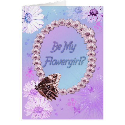 Einladung von Blumenmädchen (Vorne)