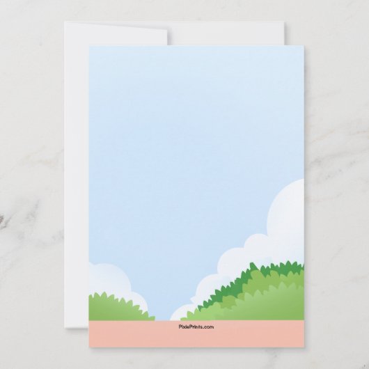 Einladung von Bocce Ball (Rückseite)