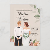 Einladung von Boda En Espanol (Vorne/Hinten)