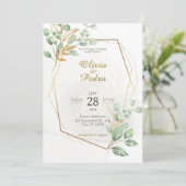 Einladung von Boda En Espanol (Stehend Vorderseite)