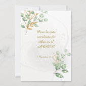 Einladung von Boda En Espanol (Rückseite)