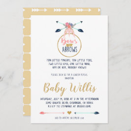 Einladung von Bögen oder Pfeilen - Party für gesch